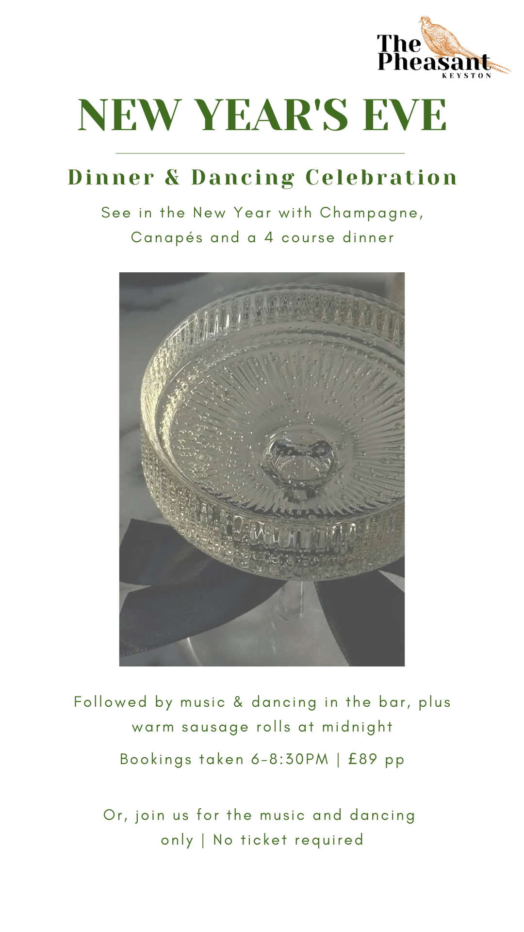 Pheasant NYE Celebration